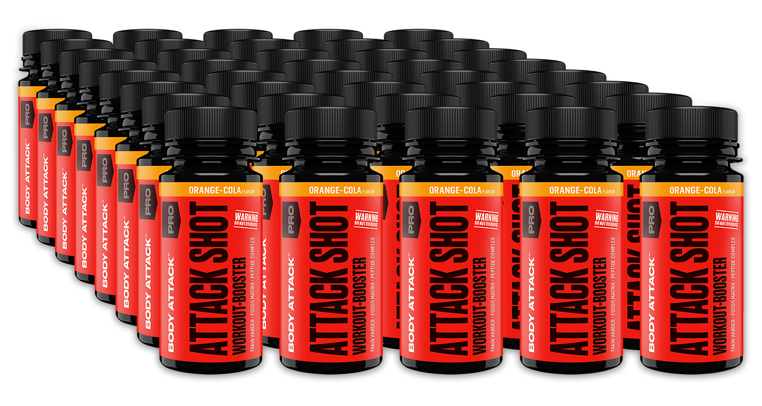 Body Attack Attack Shot - 40 x 60 ml