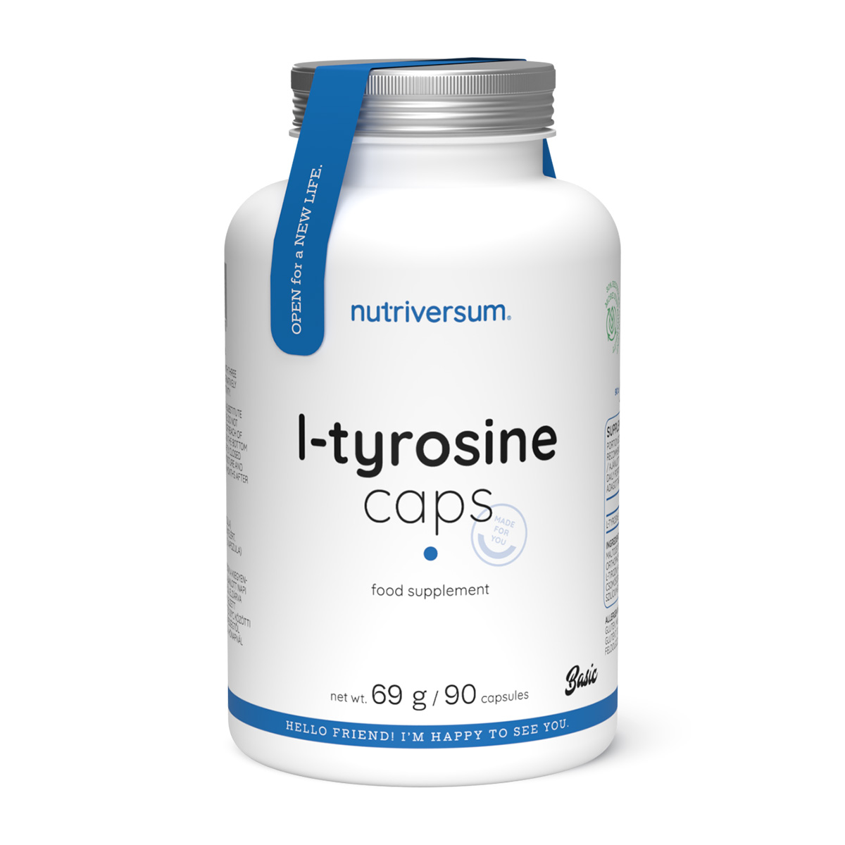 Nutriversum Basic L-Tyrosine Caps - 90 Kapseln