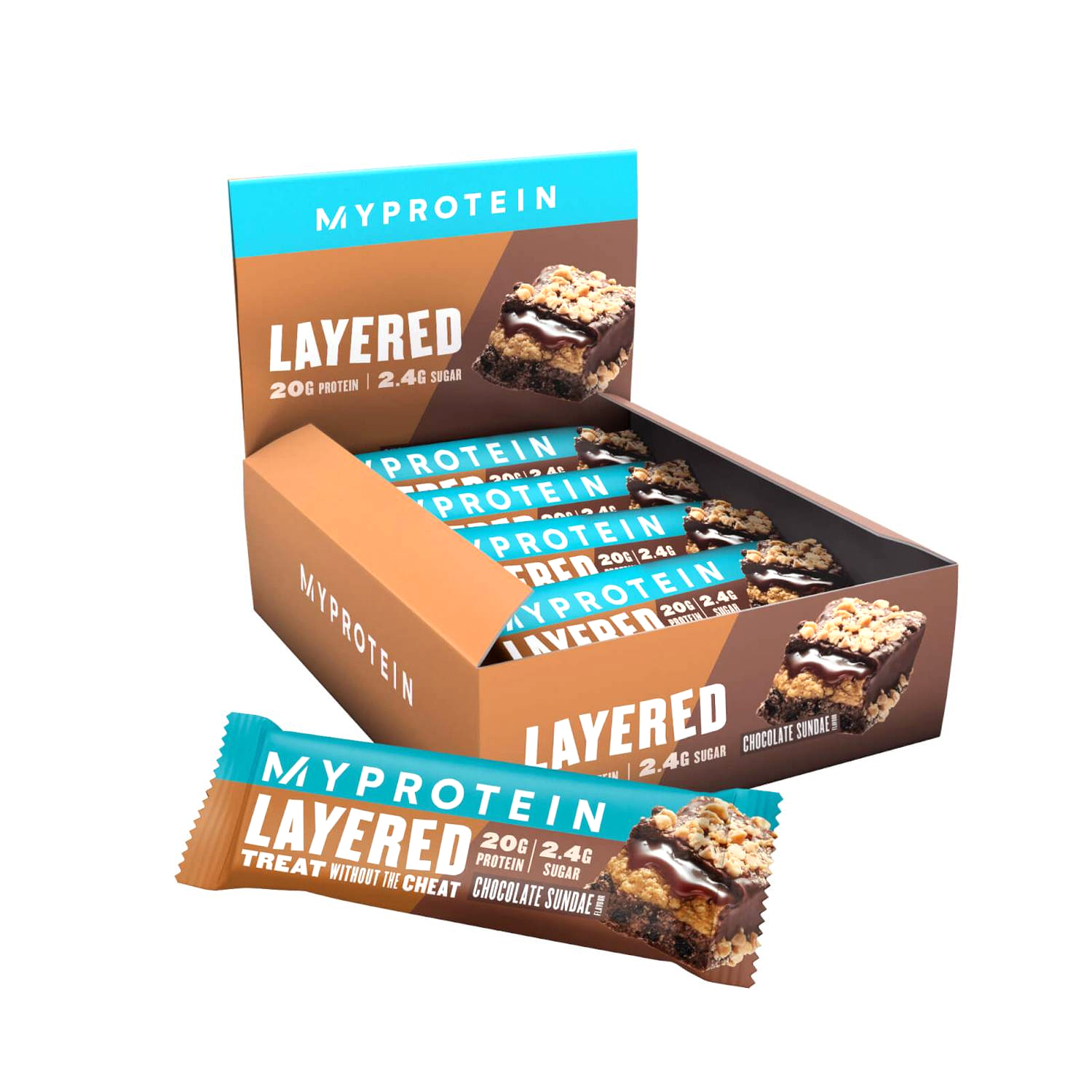 MyProtein - Layered Bar - 12 x 60 g