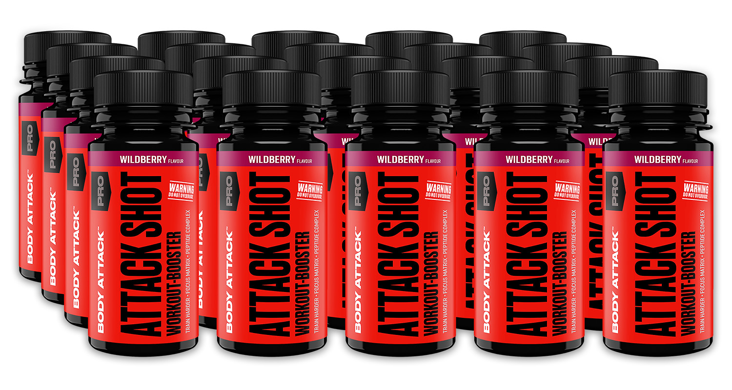 Body Attack Attack Shot - 20 x 60 ml