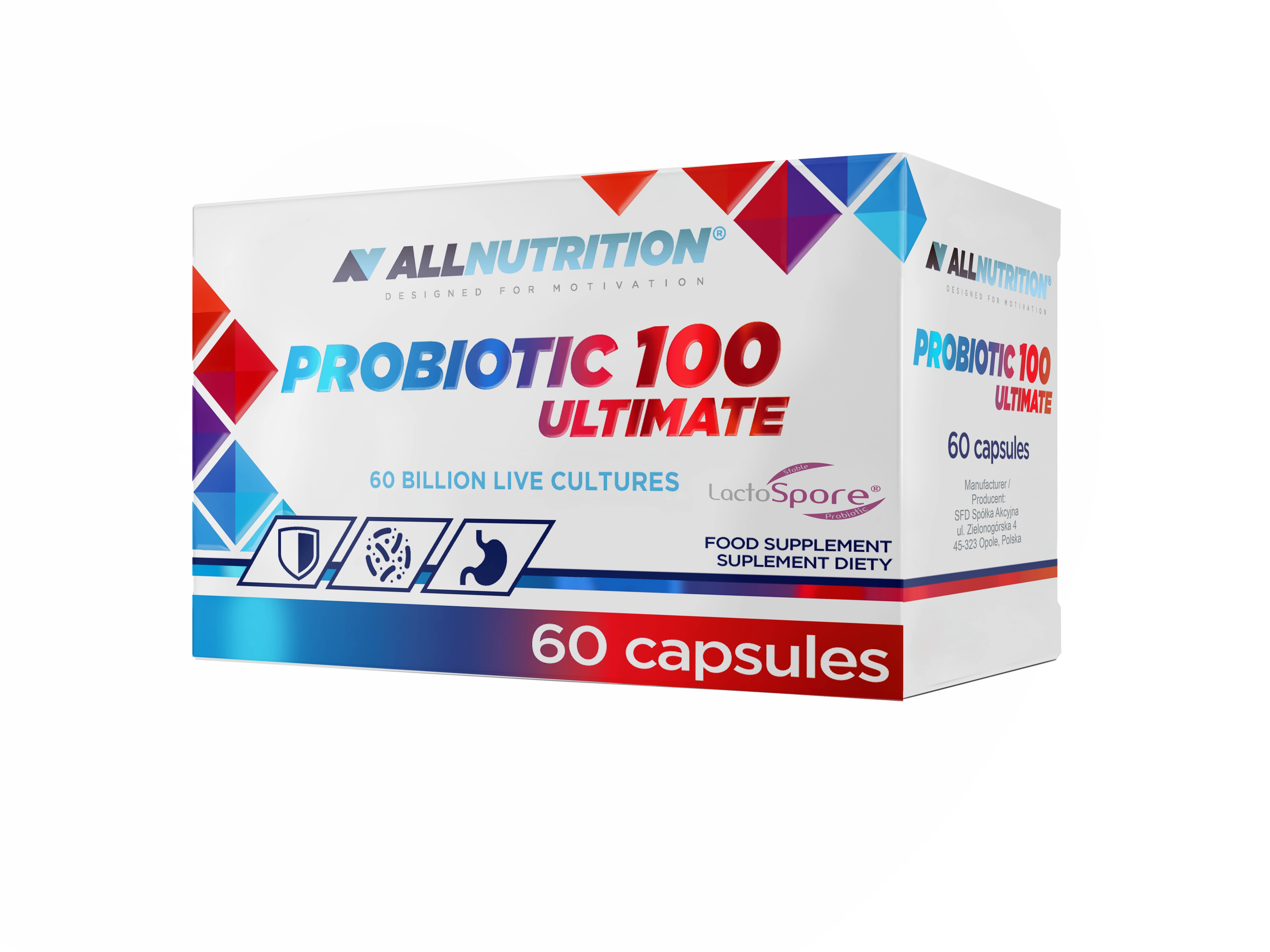 Allnutrition Probiotic 100 Ultimate Lacto Spore - 60 Kapseln