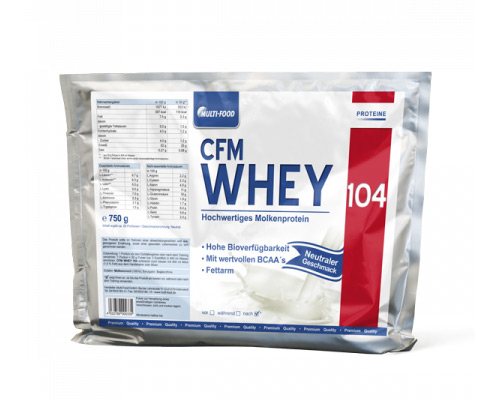 Multi-Food CFM Whey 104 - 750 g Nachfüllpack