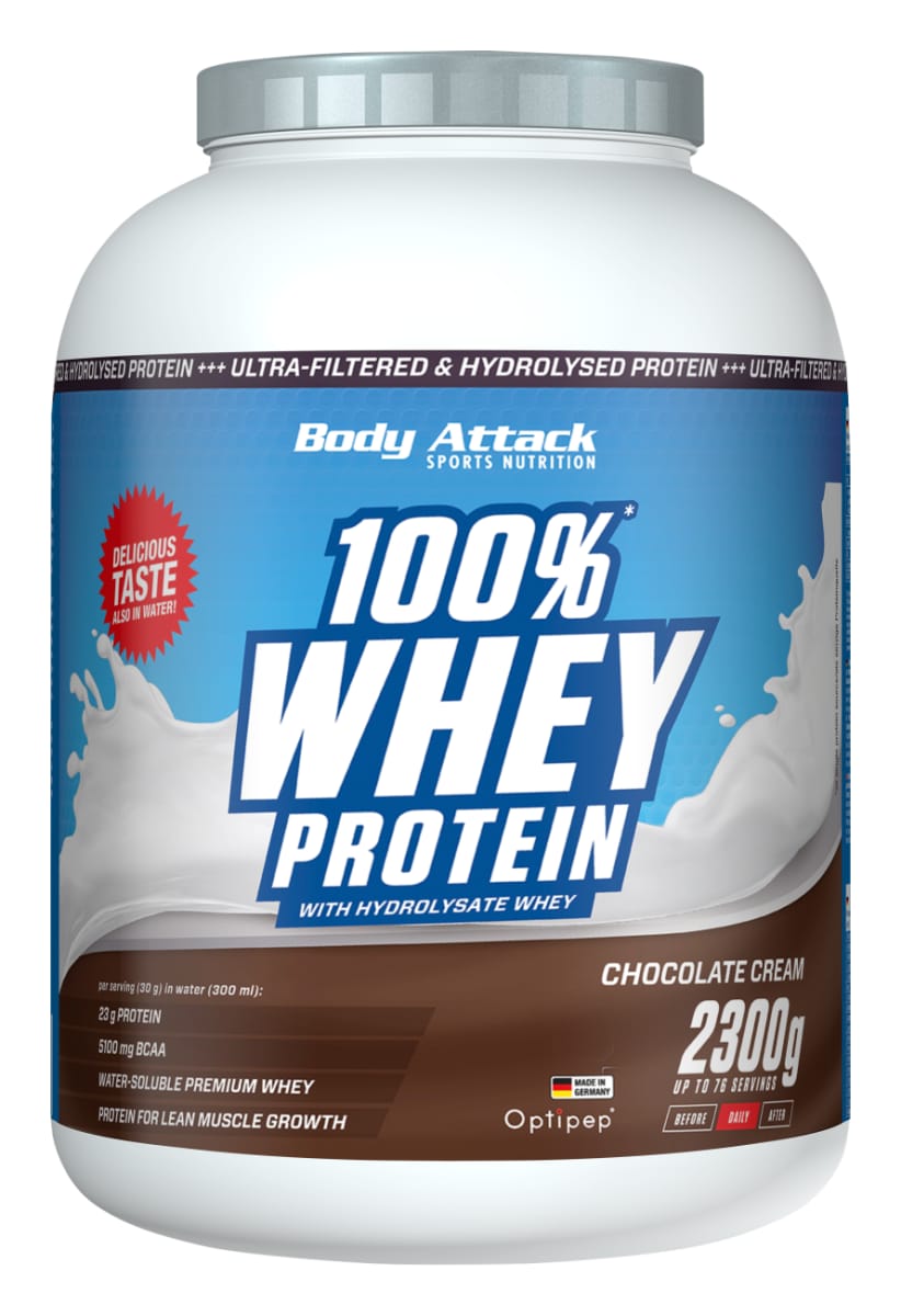 Body Attack 100% Whey Protein - 2,3 kg