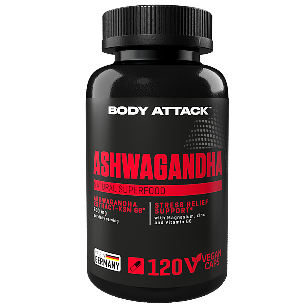 Body Attack Ashwagandha - 120 Kapseln