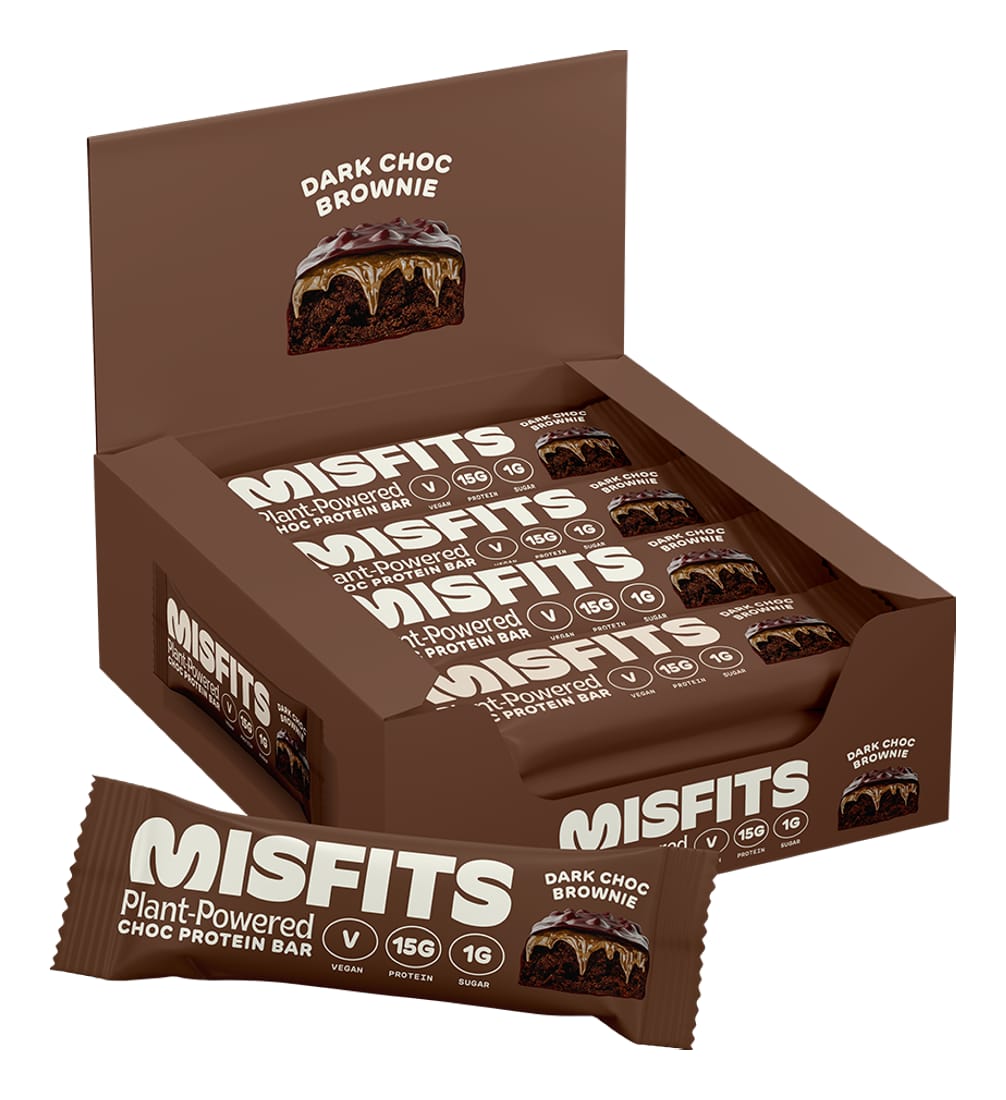 MISFITS Vegan Protein Bar - 12 x 45 g