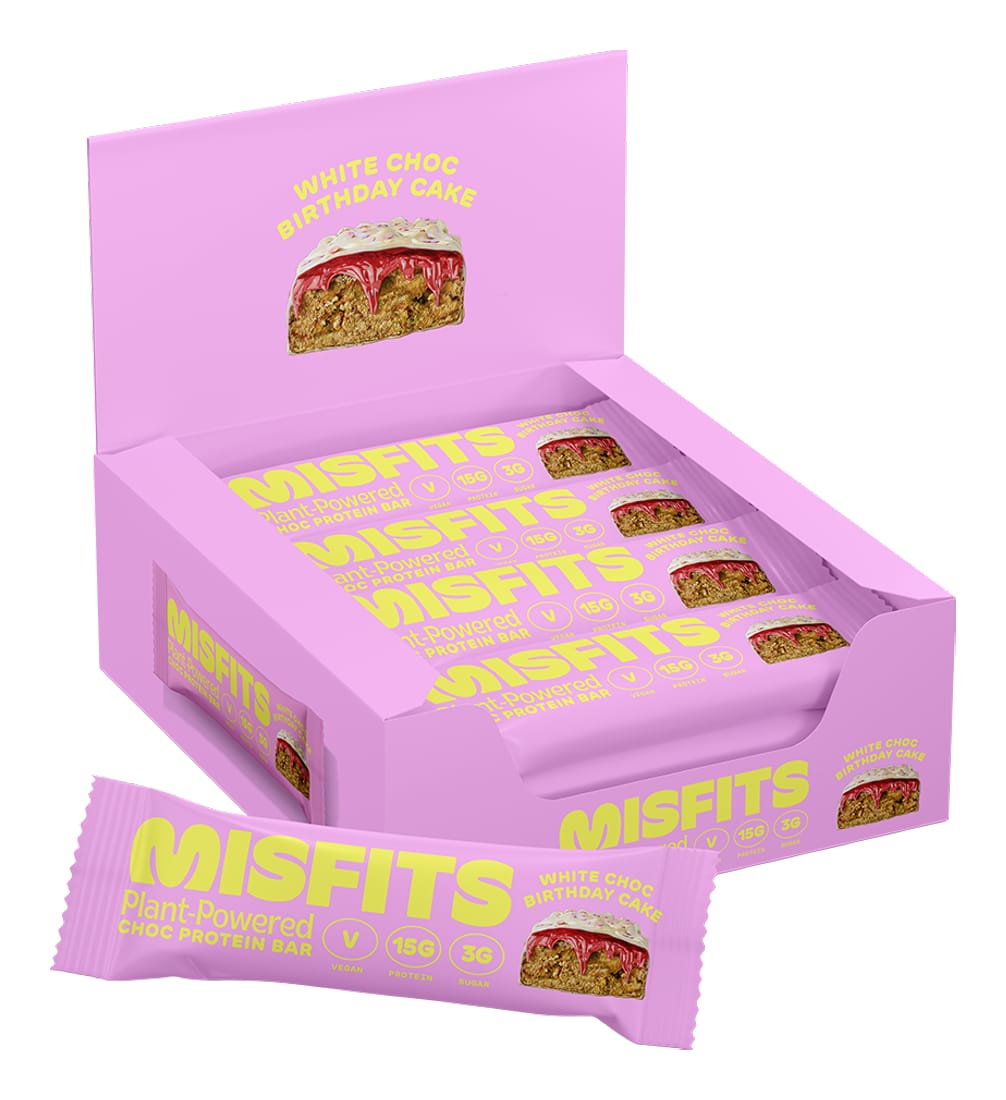 MISFITS Vegan Protein Bar - 12 x 45 g