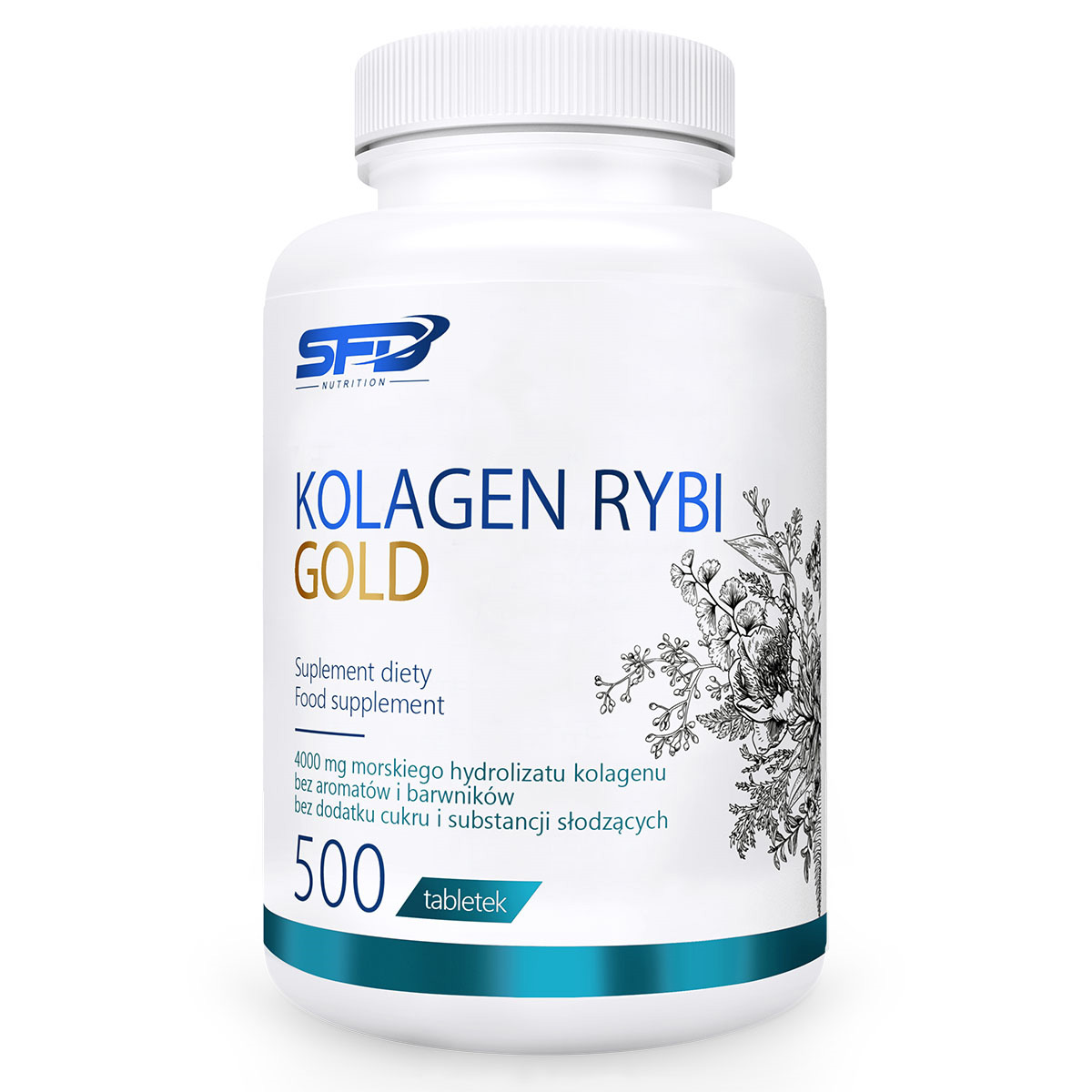 Allnutrition SFD Fisch Kollagen Gold - 500 Tabletten