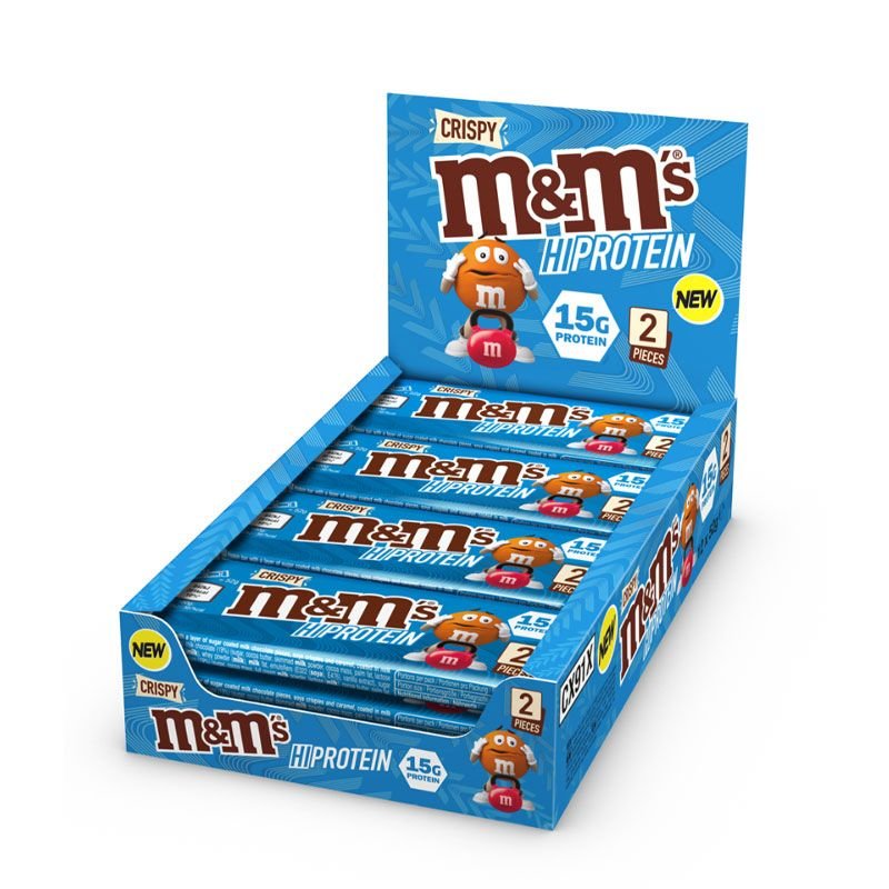 Mars Protein - M&M's HI Protein Crispy Bar - 12 x 52 g