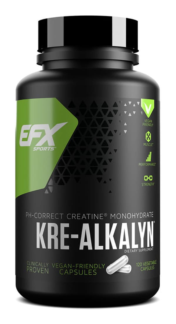 EFX Kre-Alkalyn Vegan - Creatine Monohydrate - 120 Kapseln