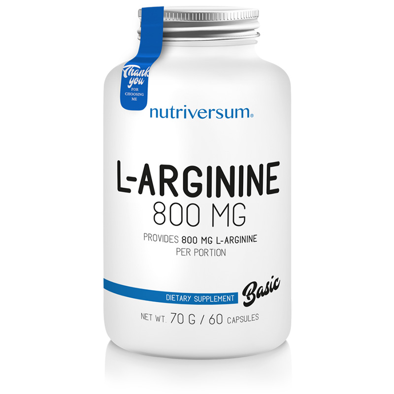 Nutriversum Basic L-Arginine - 60 Kapseln