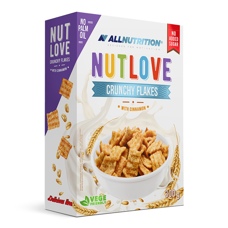 Allnutrition Nutlove Crunchy Flakes - 300 g Cinnamon