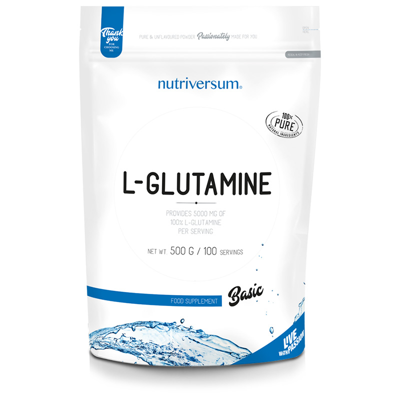 Nutriversum Basic L-Glutamine - 500 g