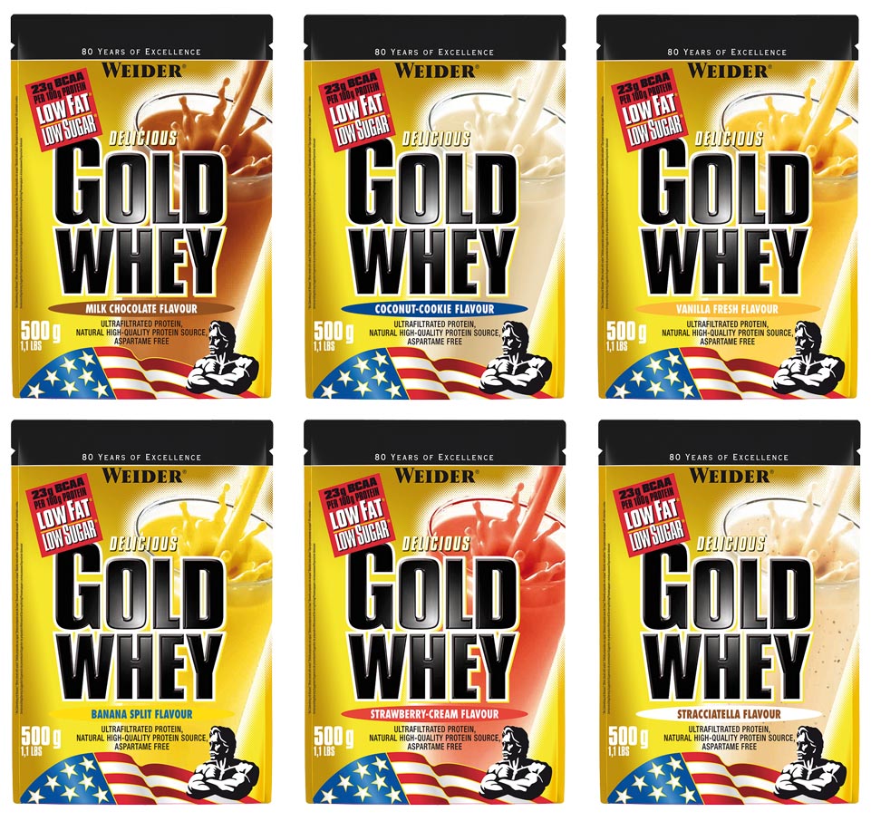 Weider Gold Whey Protein Eiweiß - 500 g