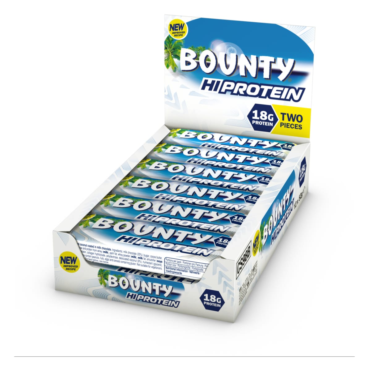 Mars Protein - Bounty HI Protein Bar - 12 x 52 g