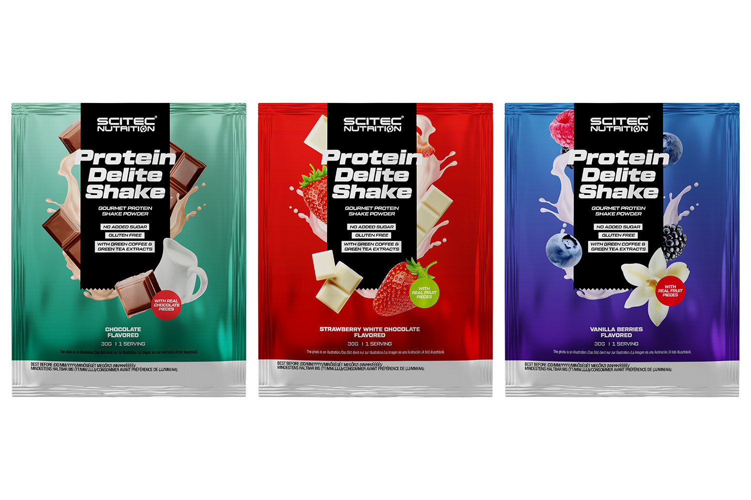 Scitec Nutrition Protein Delite Shake - 3 x 30 g Mix