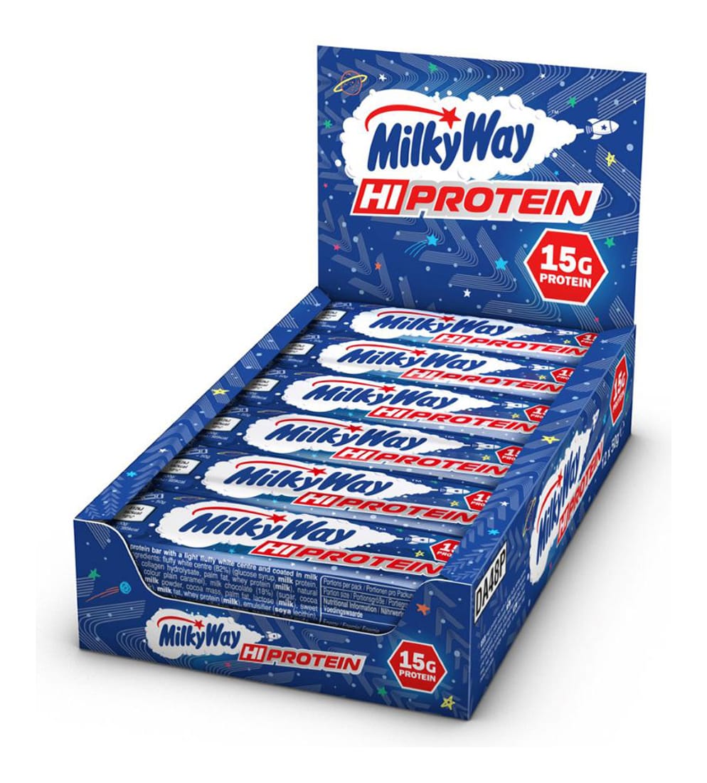 Mars Protein - Milky Way HI Protein Milk Chocolate Bar - 12 x 50 g