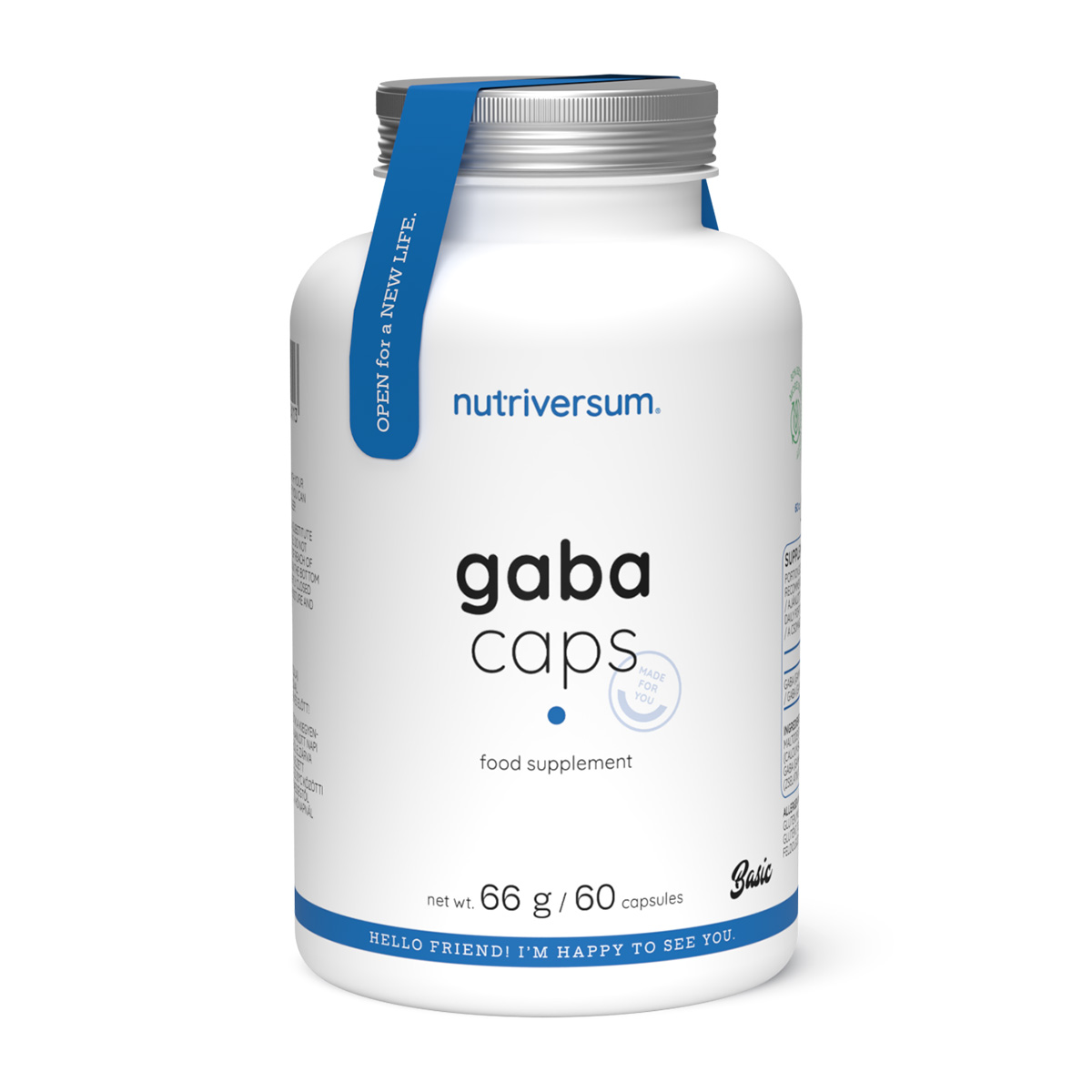 Nutriversum Basic GABA Caps - 60 Kapseln