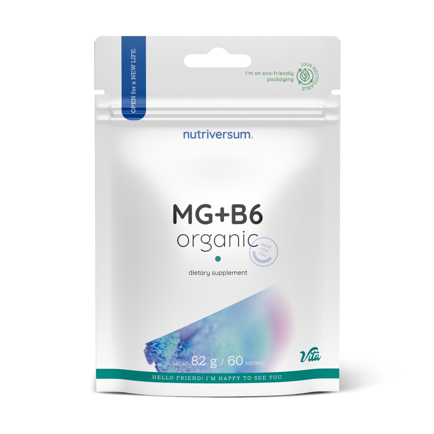 Nutriversum Vita MG + B6 Organic - 60 Tabletten