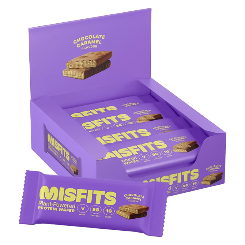 MISFITS Vegan Protein Wafer - 12 x 37 g