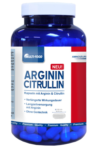 Multi-Food Arginin Citrullin - 160 Kapseln