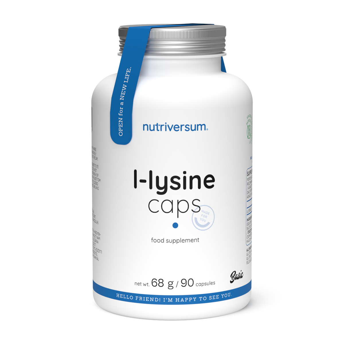 Nutriversum Basic L-Lysine Caps - 90 Kapseln