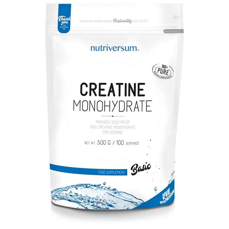 Nutriversum Basic Creatine Monohydrate - 500 g