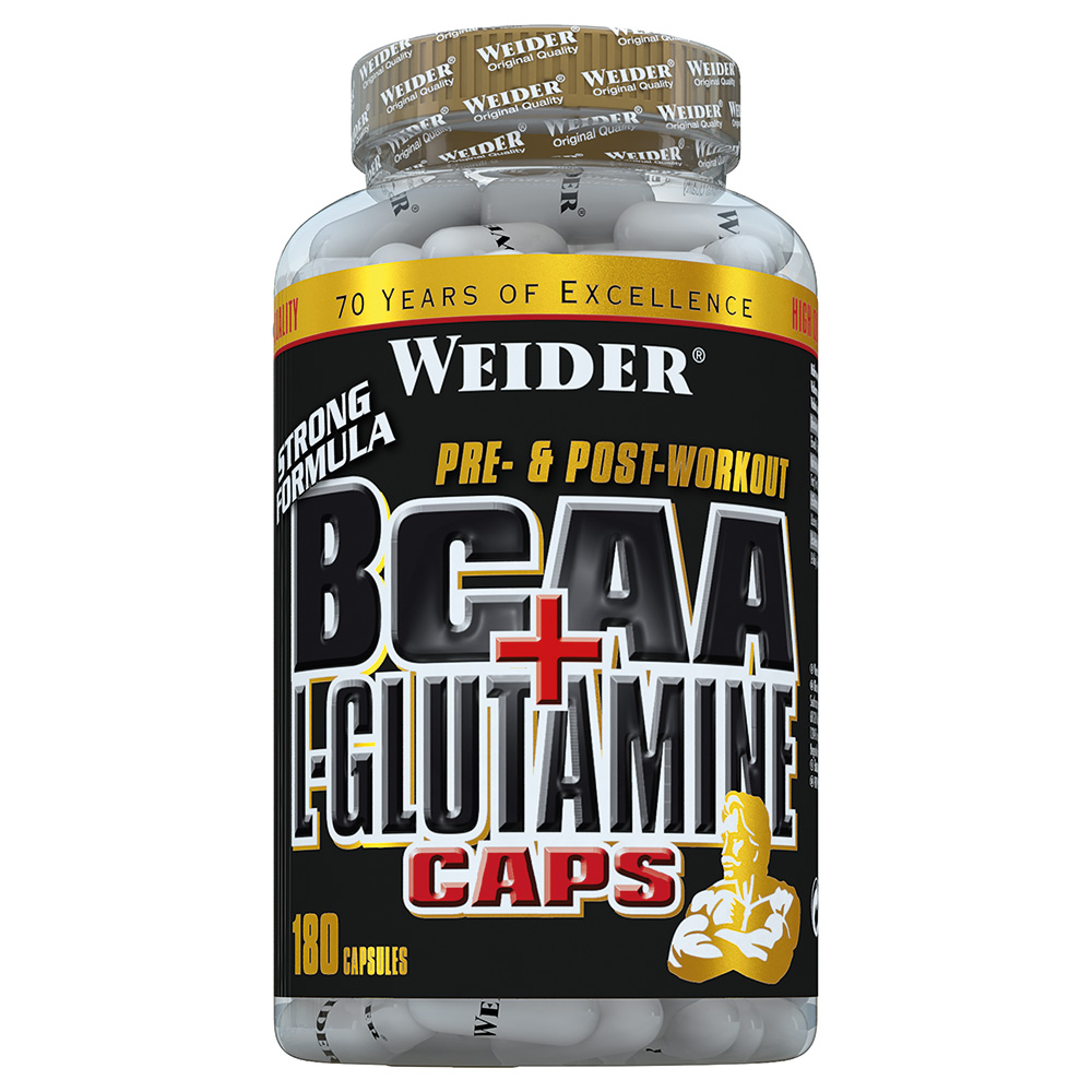 Weider BCAA + L-Glutamine - 180 Kapseln