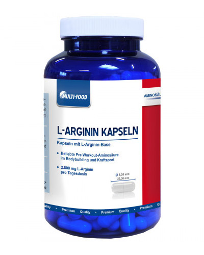 Multi-Food L-Arginin Kapseln - 190 Kapseln