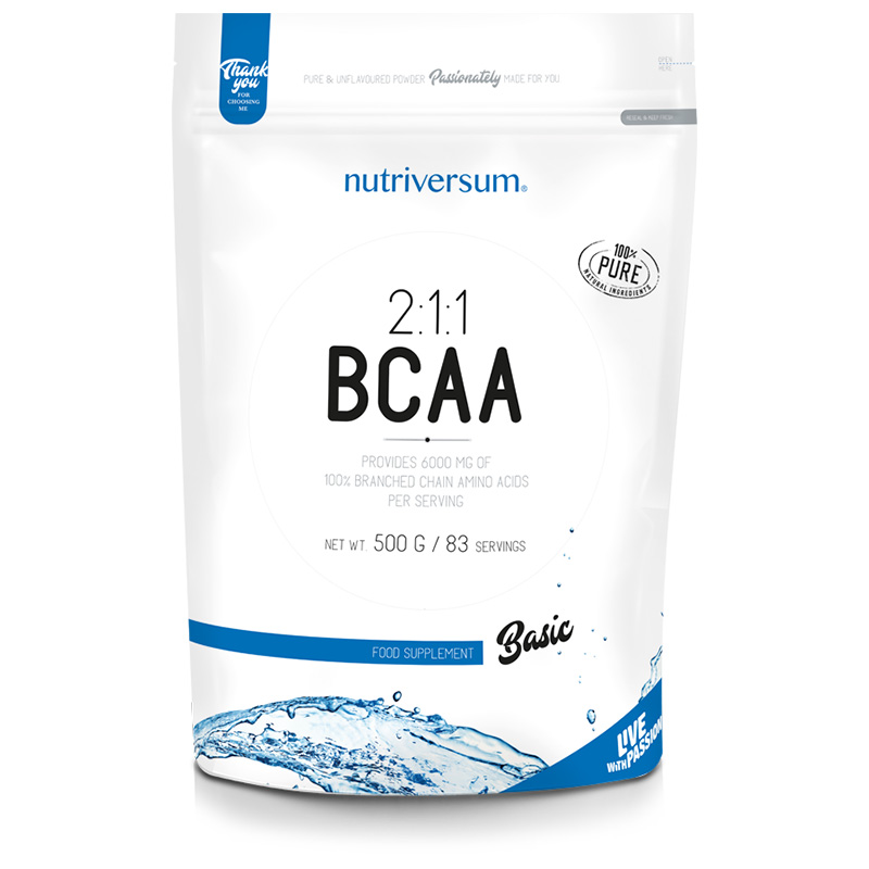 Nutriversum Basic 2:1:1 BCAA - 500 g