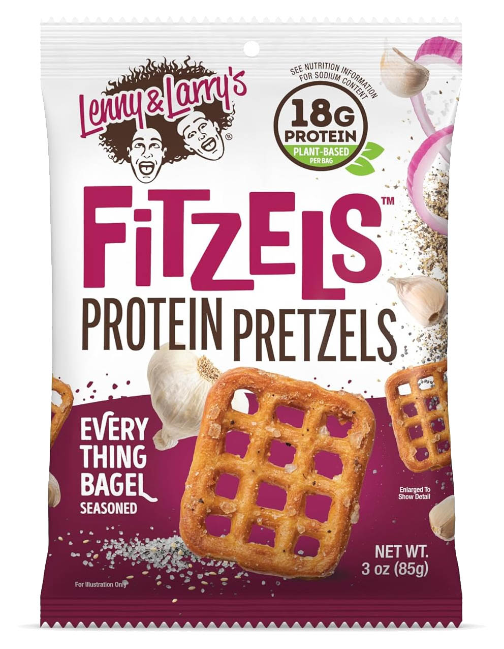 Lenny & Larry's  Fitzels Protein Pretzels - 85 g