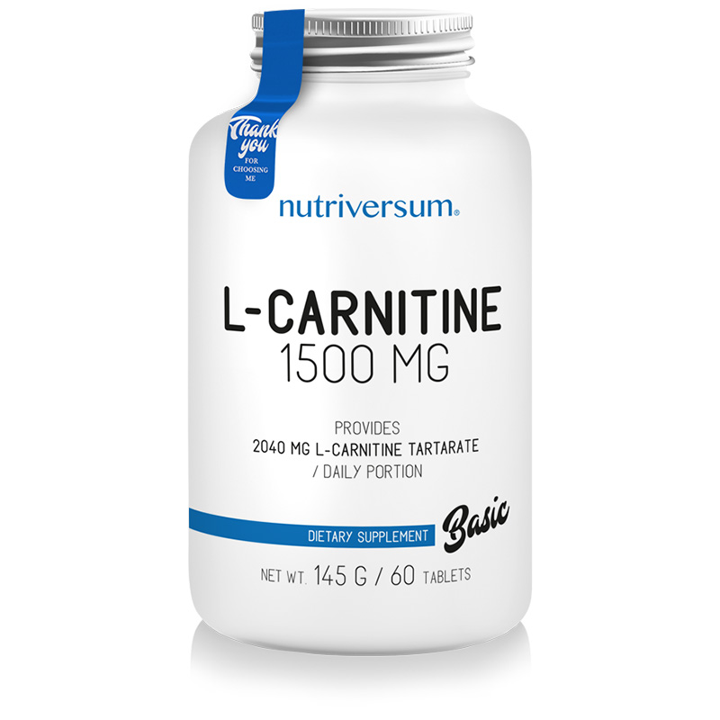 Nutriversum Basic L-Carnitine - 60 Tabletten