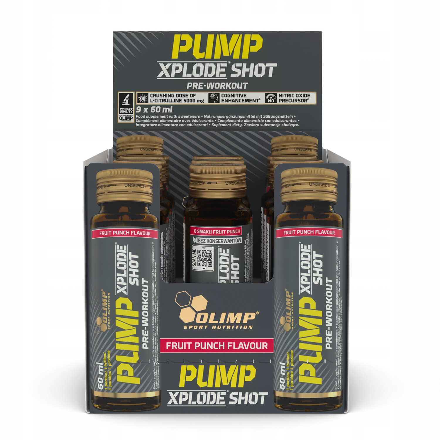 Olimp Pump Xplode Shot - 9 x 60 ml