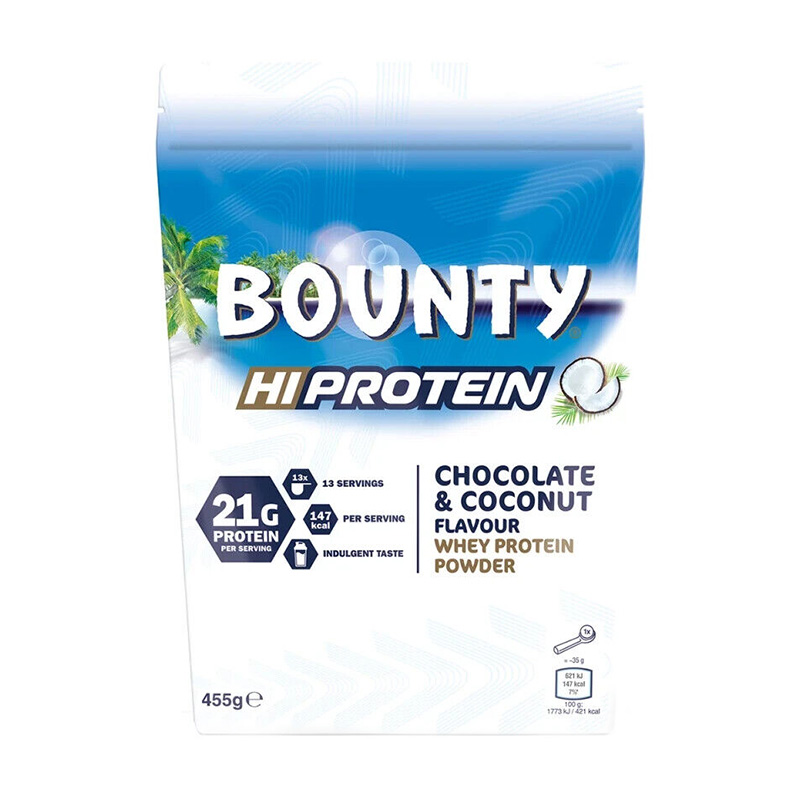 Mars Protein Bounty HI Protein Pulver Powder - Chocolate-Coconut - 455 g