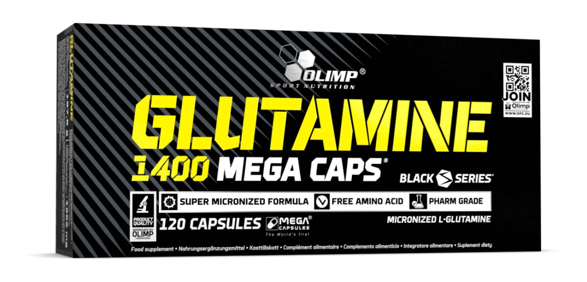 Olimp Glutamine 1400 Mega Caps - 120 Kapseln