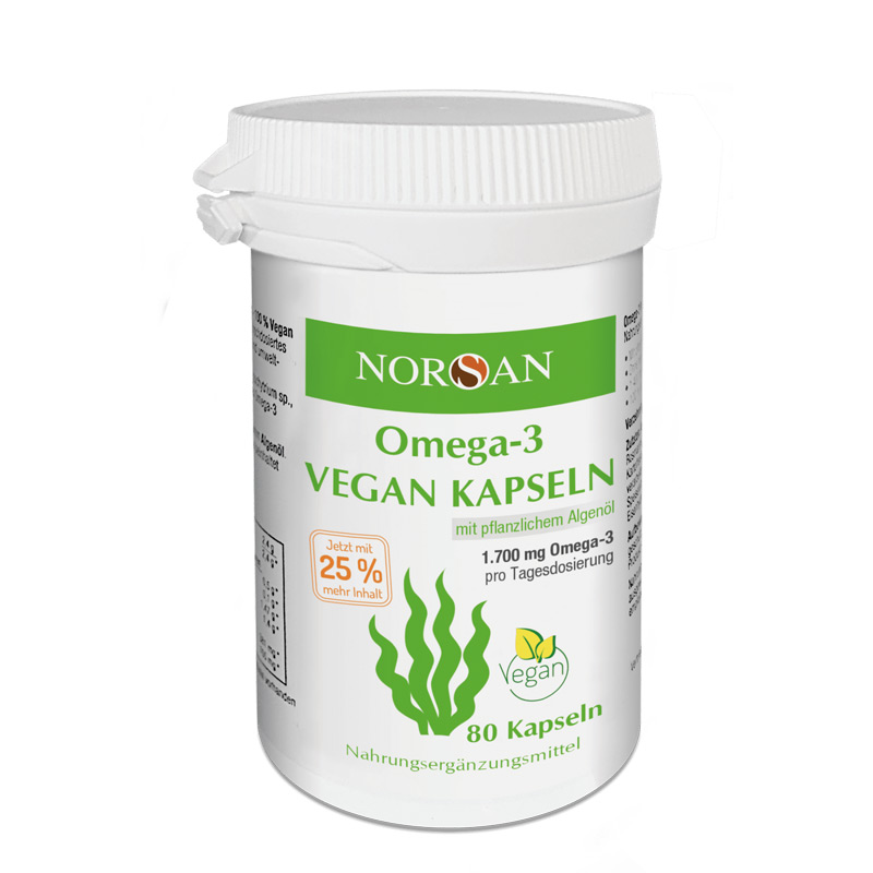 Norsan Omega-3 Vegan - 80 Kapseln