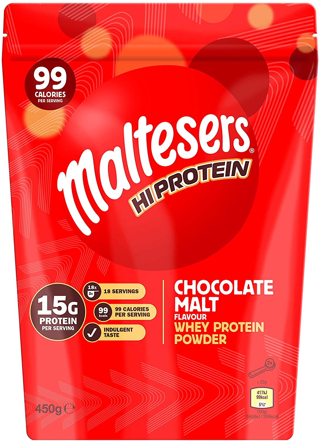 Mars Protein - Maltesers  Protein Pulver Powder - Chocolate Malt - 450 g