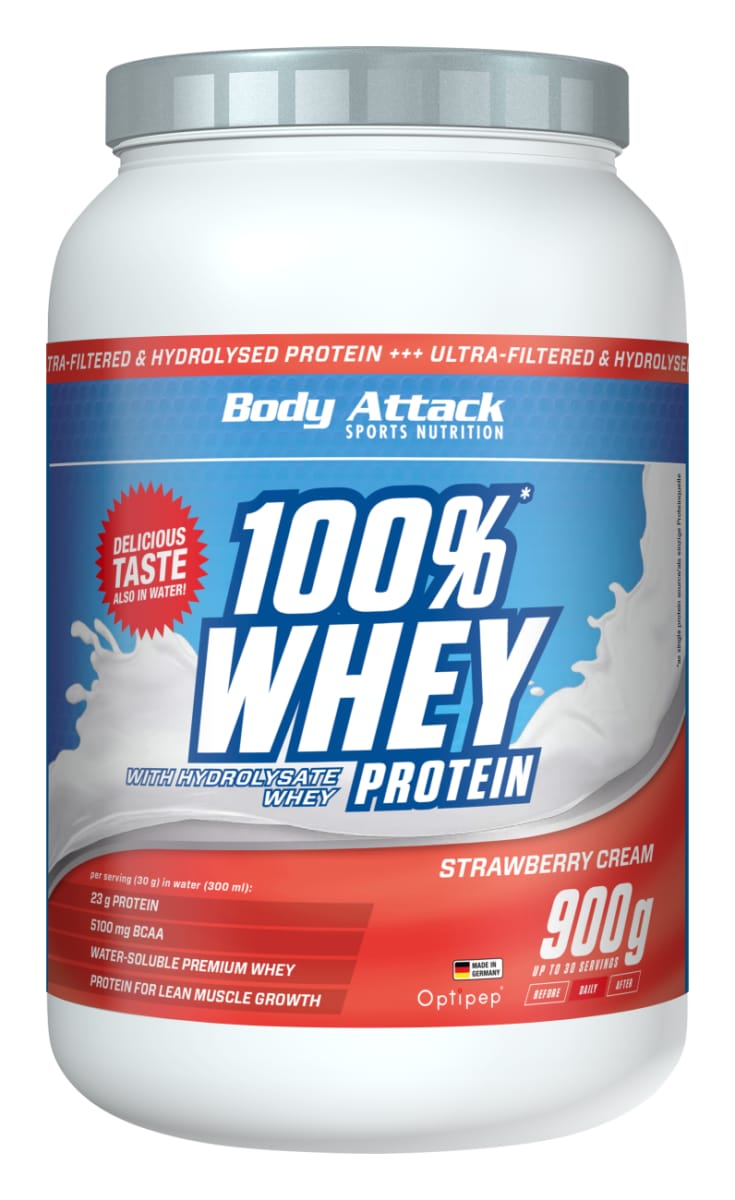 Body Attack 100% Whey Protein - 900 g