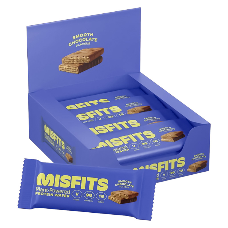 MISFITS Vegan Protein Wafer - 12 x 37 g