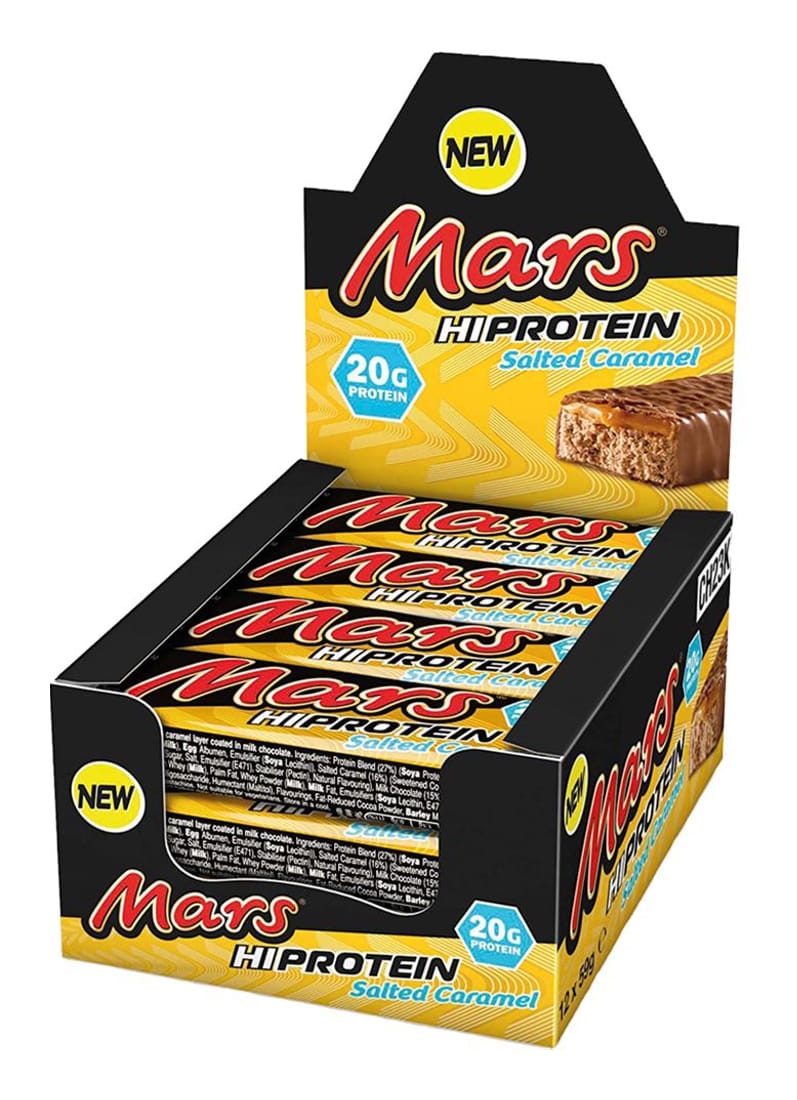 Mars Protein - Mars HI Protein Bar - Salted Caramel - 12 x 59 g