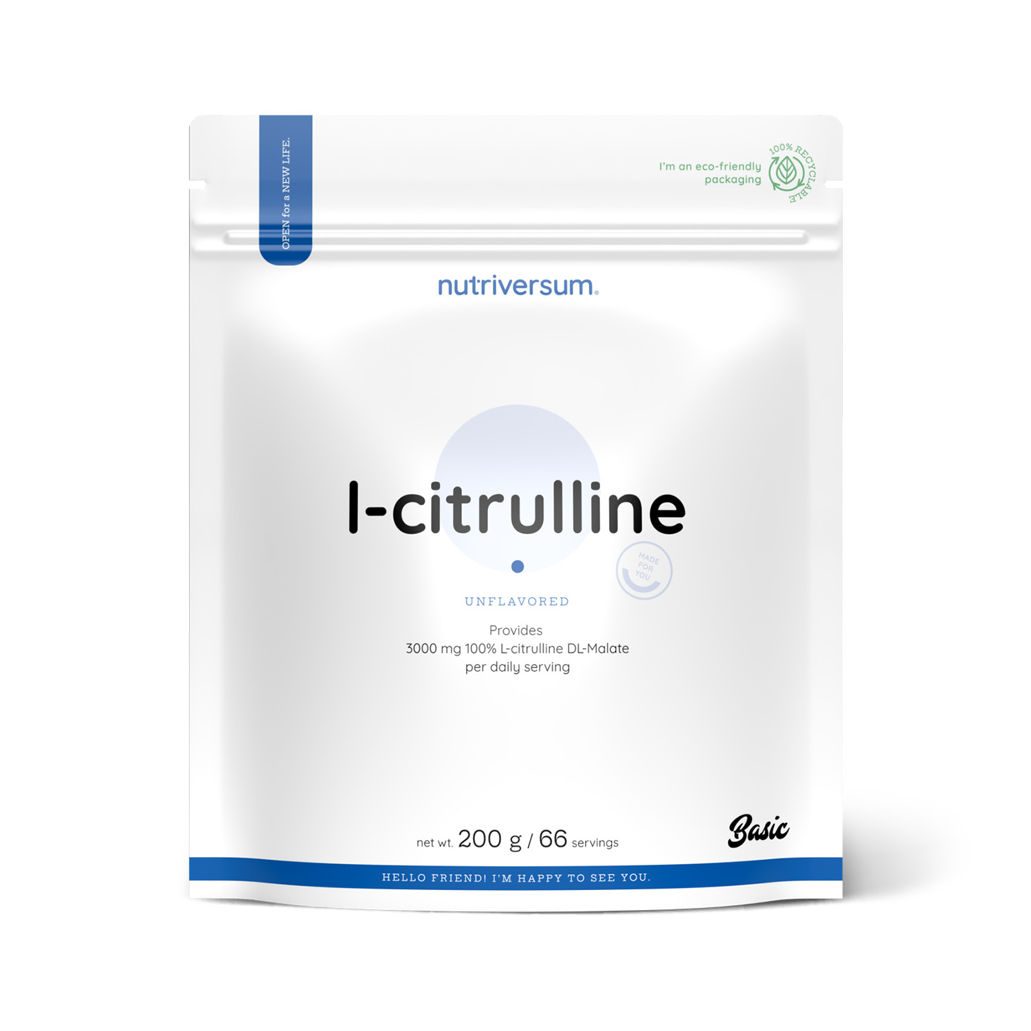 Nutriversum Basic L-Citrulline - 200 g