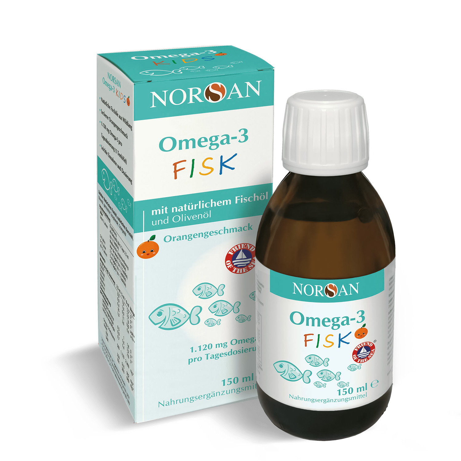 Norsan Omega-3 Fisk - 150 ml