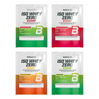 BioTech USA Iso Whey Zero Clear - 4 x 25 g 