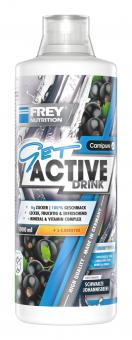 Frey Nutrition Get Active Drink - 1000 ml Schw.Johannisbeere