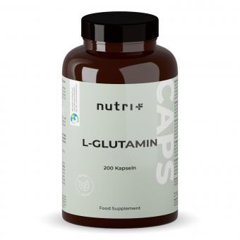 Nutri+ L-Glutamin - 200 Kapseln 