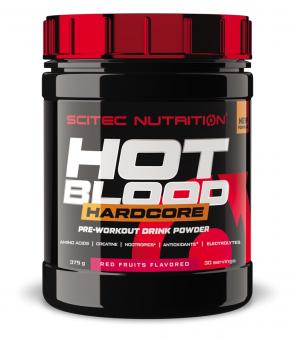 Scitec Nutrition Hot Blood Hardcore - 375 g Rote Früchte