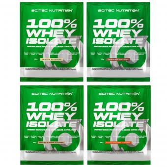 Scitec Nutrition 100% Whey Isolate - 4 x 25 g Mix 